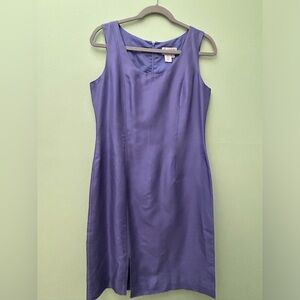 Periwinkle Papell Petites dress and matching jacket